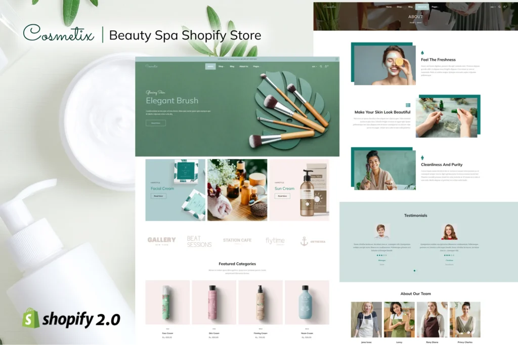 Cosmetix Spa Shopify Theme