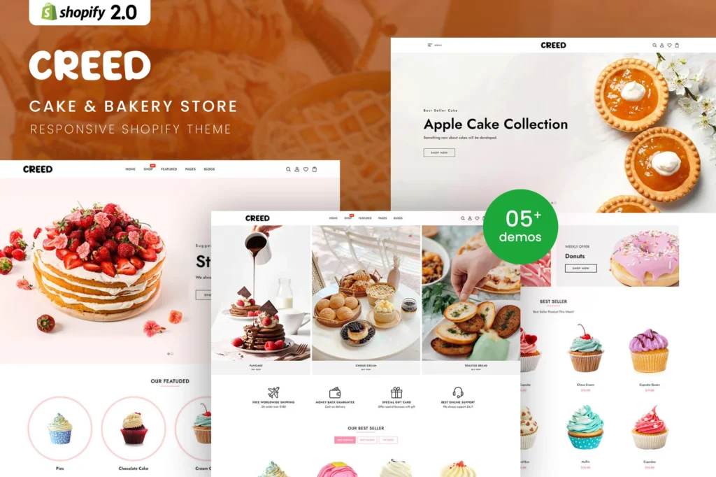Creed Cake Shopify Theme