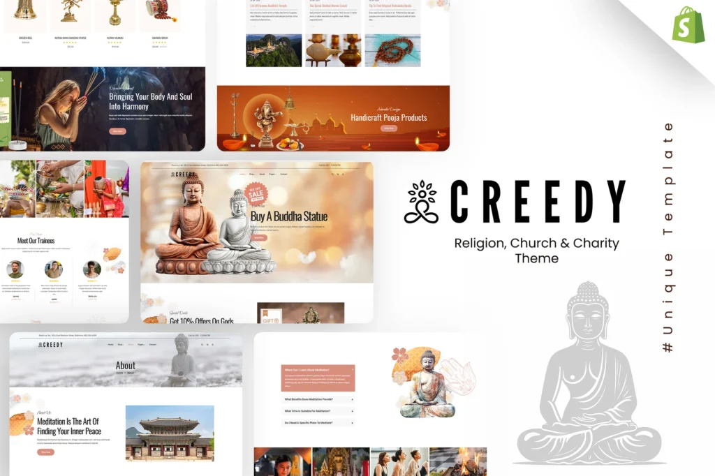 Creedy Charity Shopify Theme