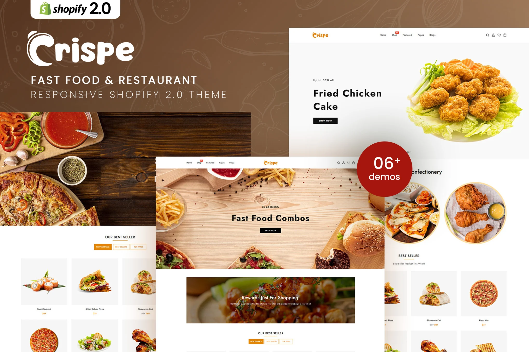 Crispe Restaurant Shopify Theme