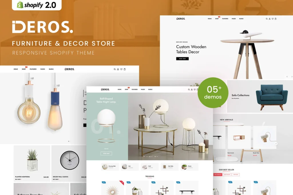 Deros Furniture Shopify Theme
