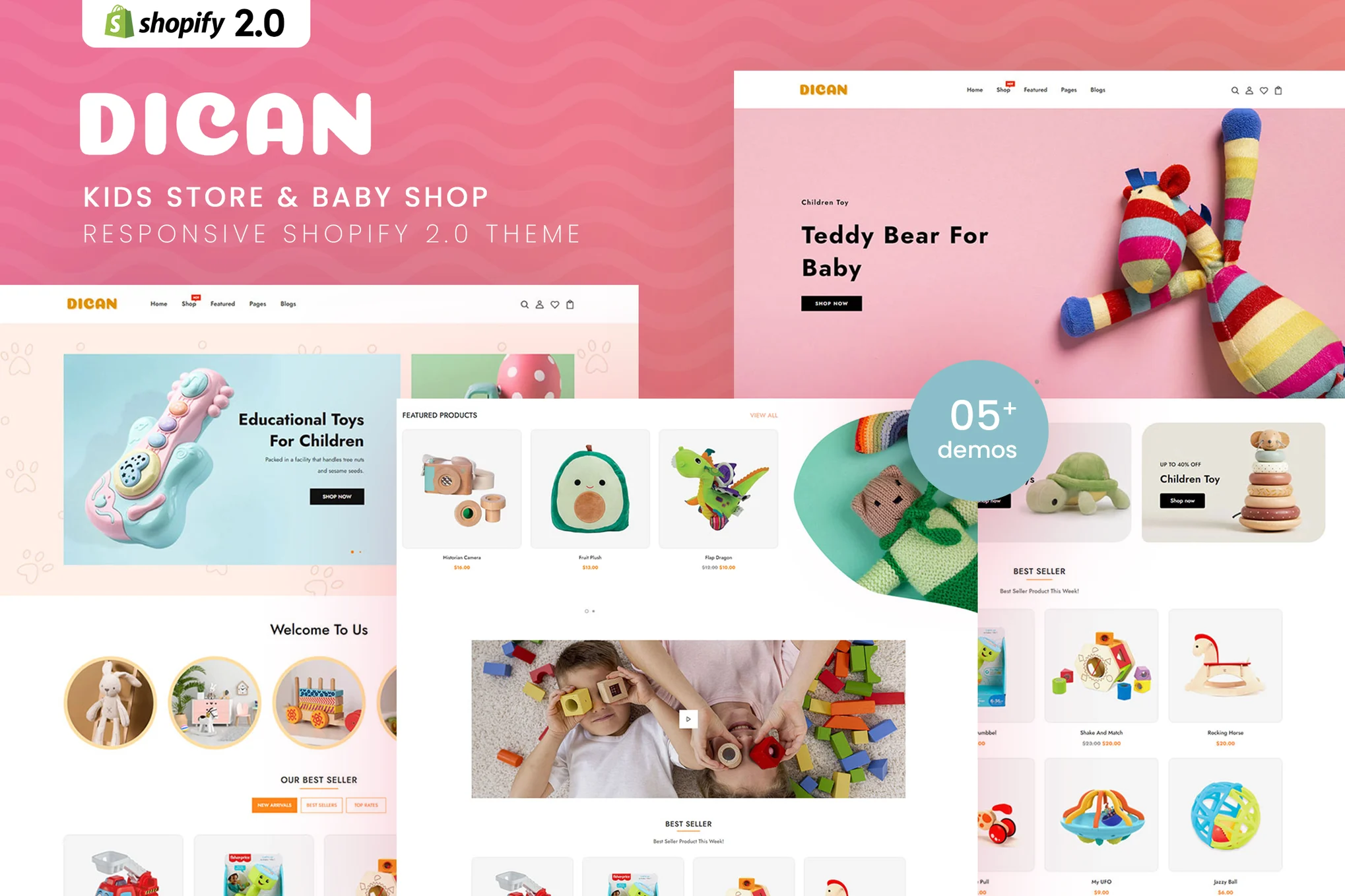 Dican Kids Store Shopify Theme