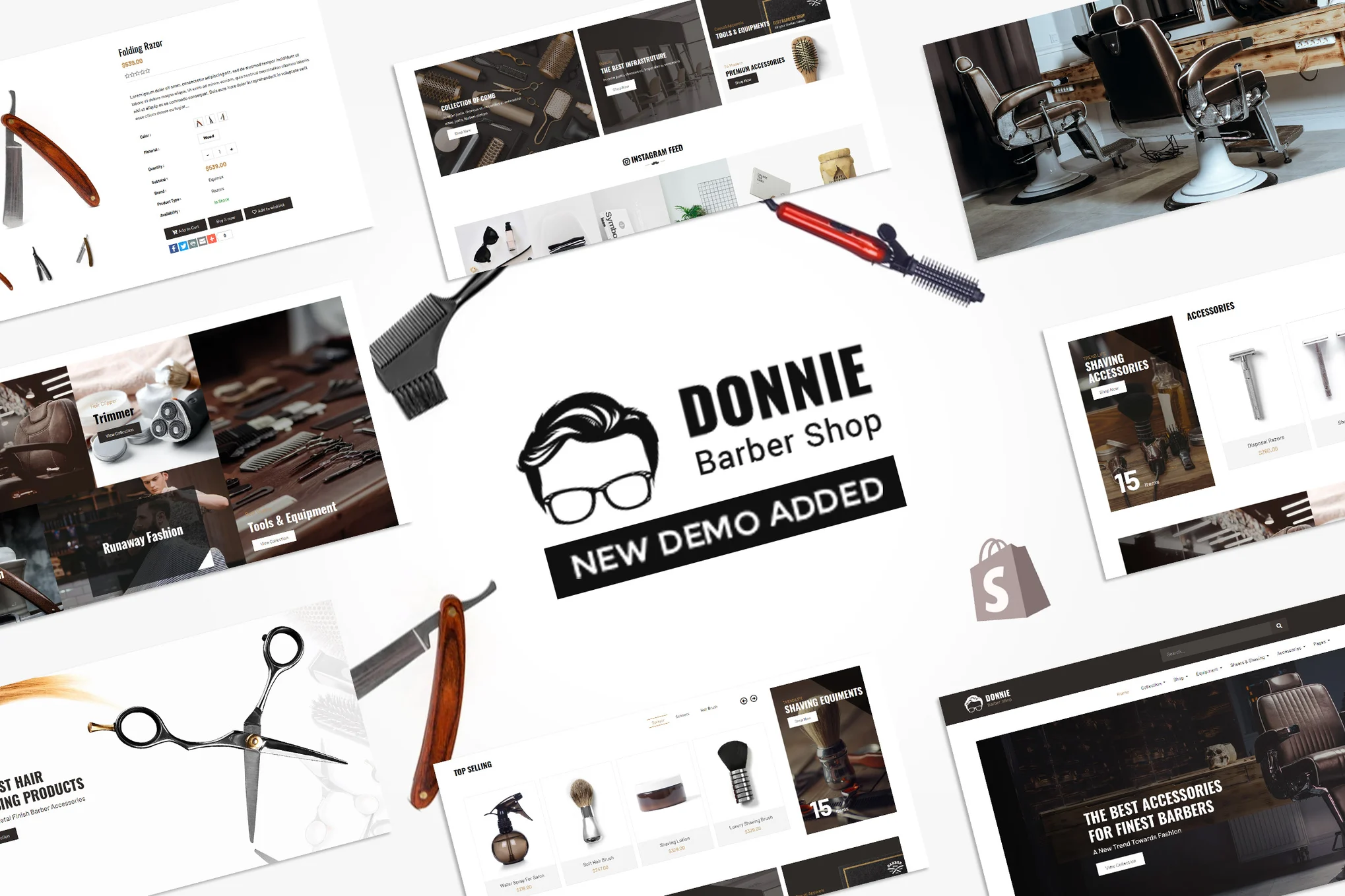 Donnie Barber Shopify Theme