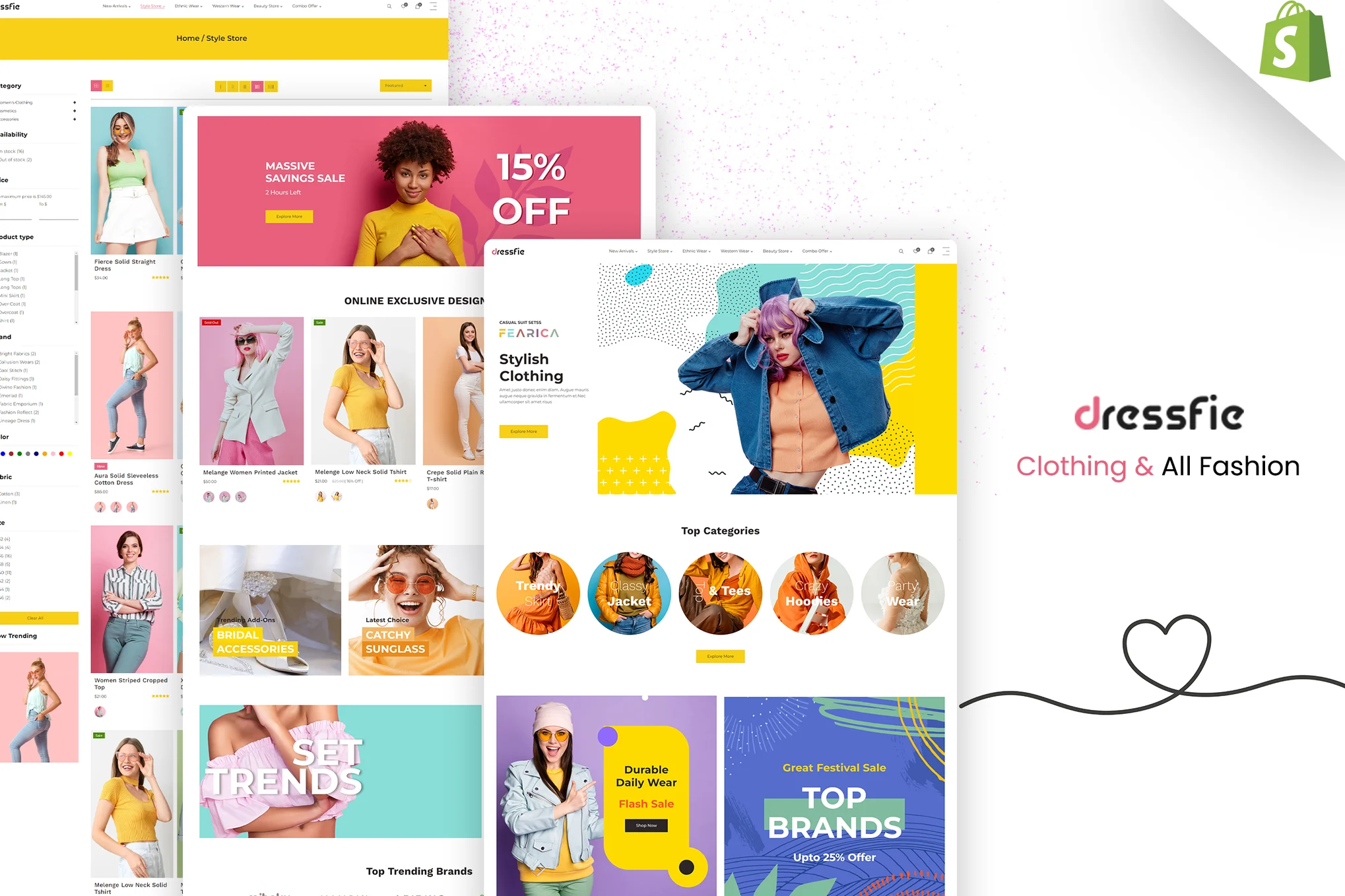 Dressfie Clothing Shopify Theme
