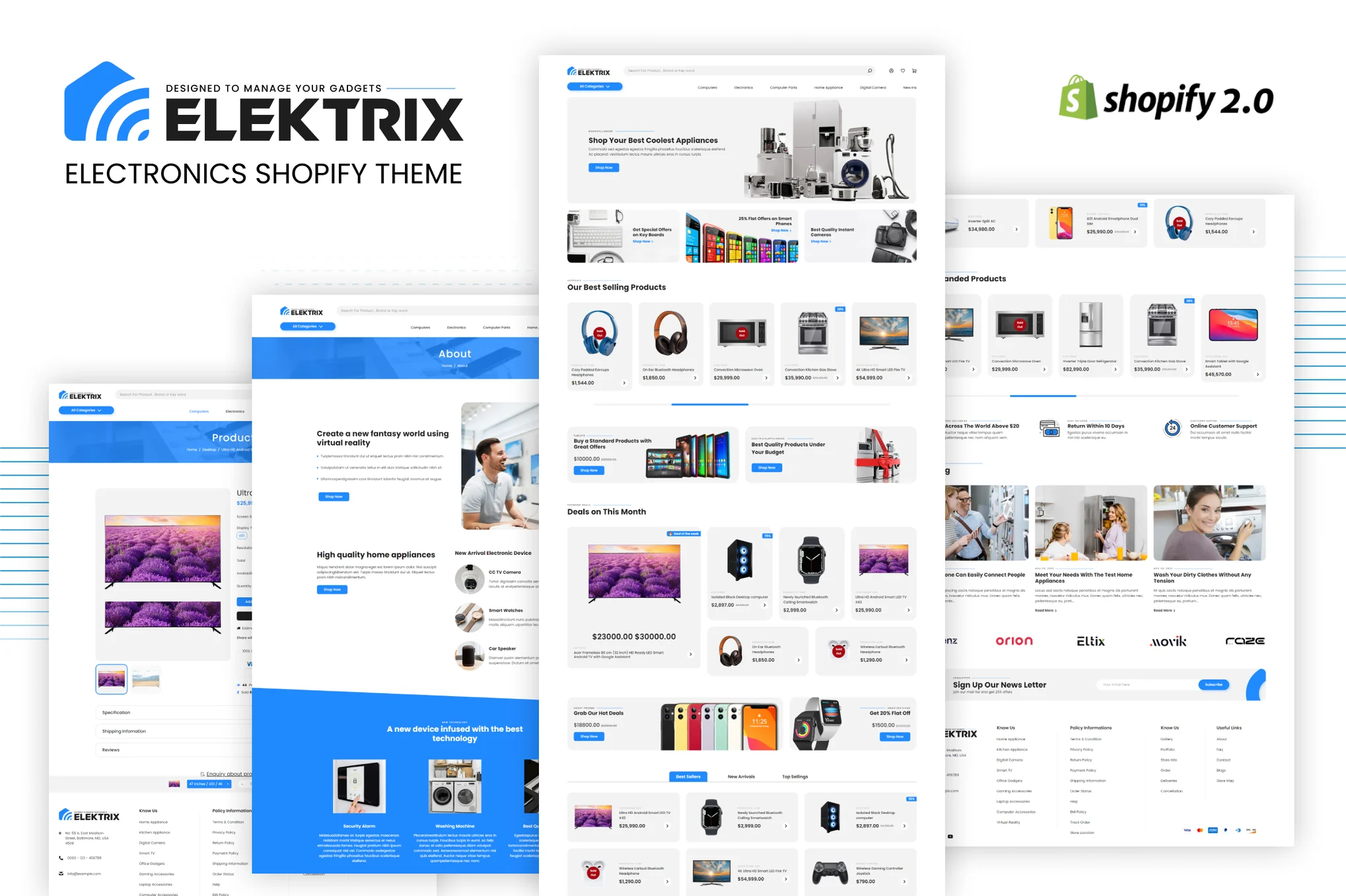 Elektrix Electronics Shopify Theme
