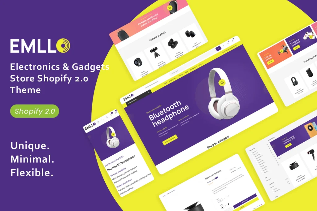 Emllo Electronics Shopify Theme