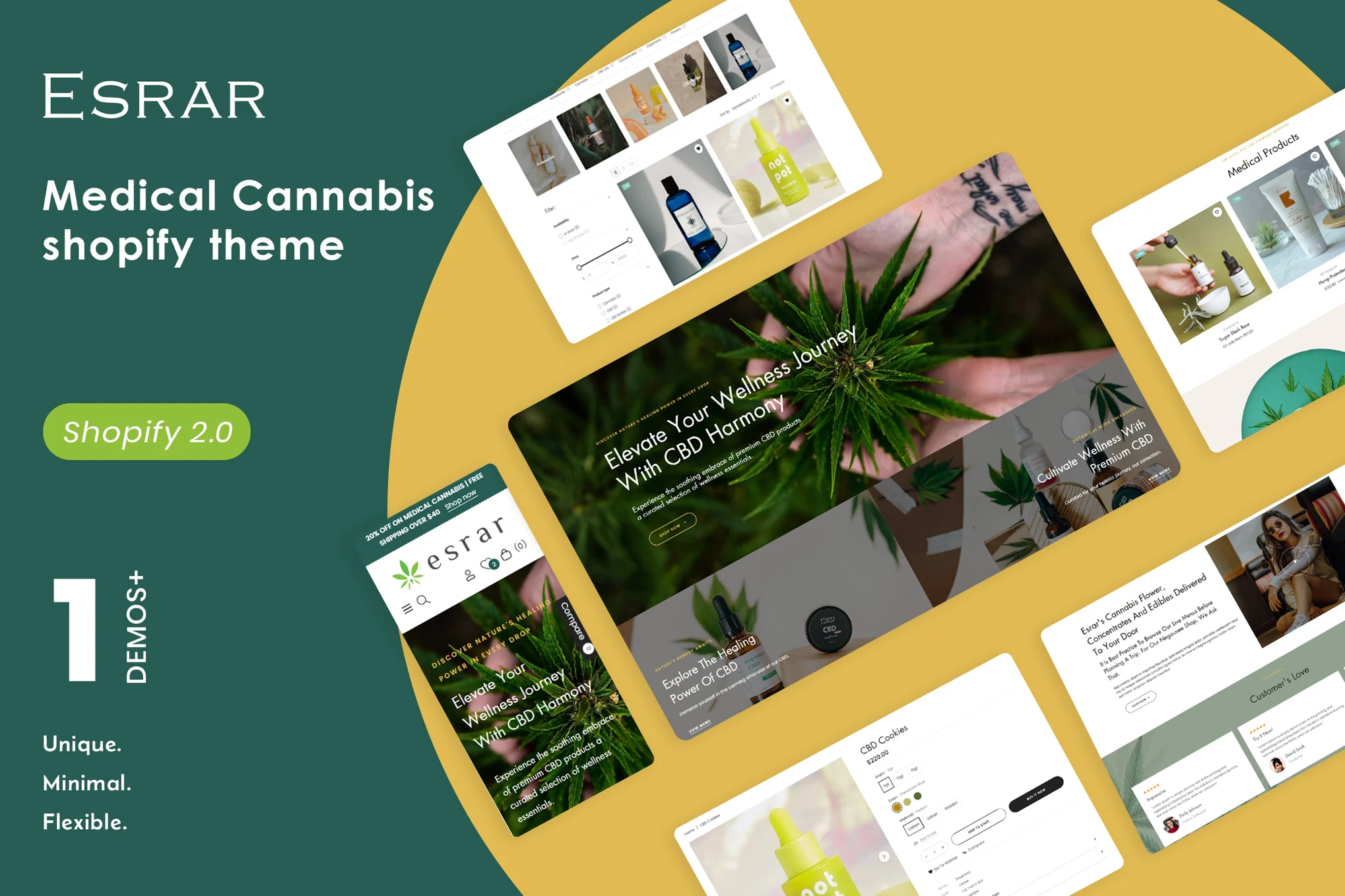 Esrar Cannabis Shopify Theme