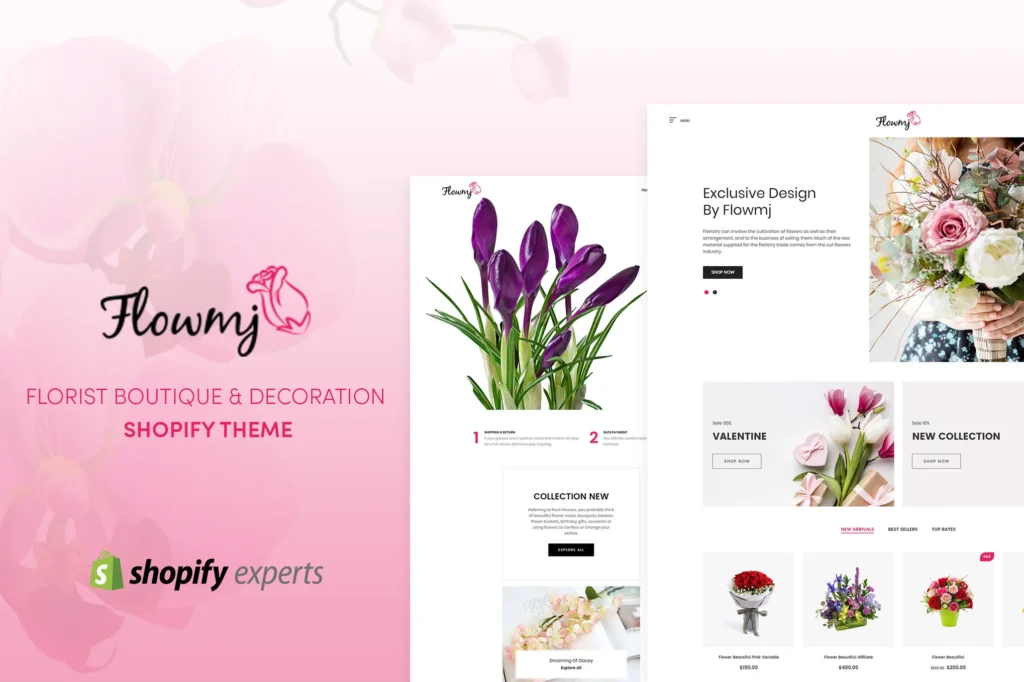 Flowmj Florist Shopify Theme