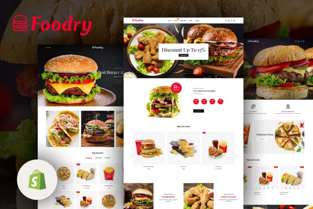 Foodry Restaurant Shopify Theme