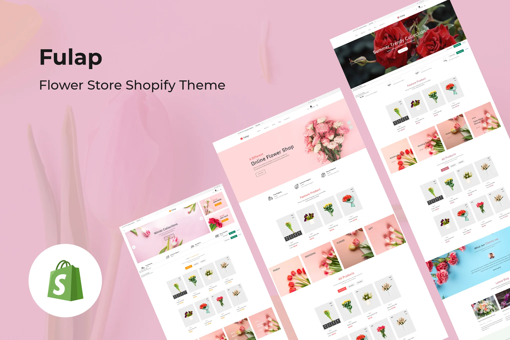 Fulap Flower Store Shopify Theme