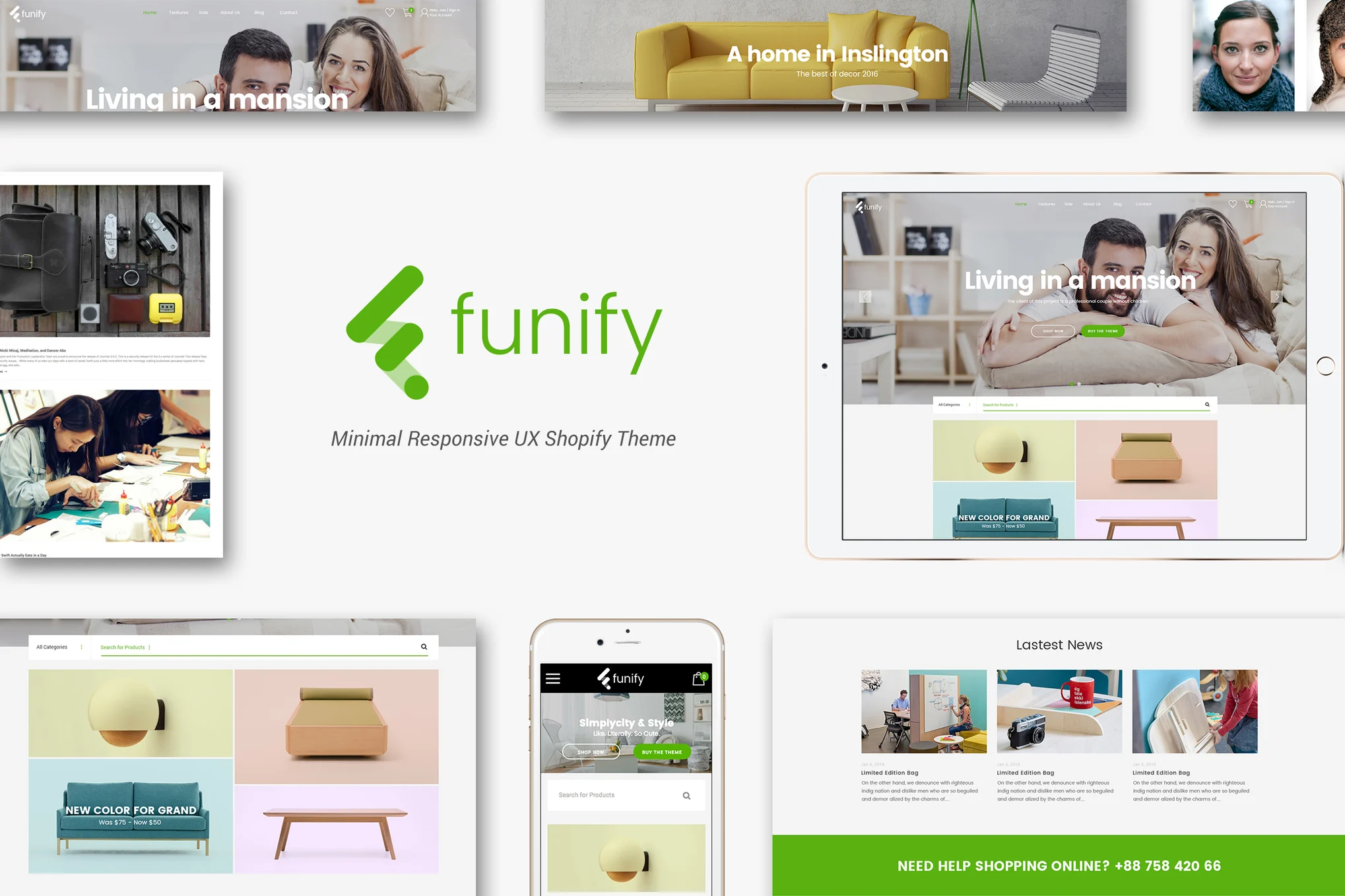 Funify Furnitur Shopify Theme