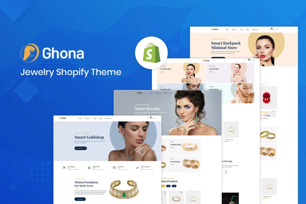 Ghona Jewelry Shopify Theme