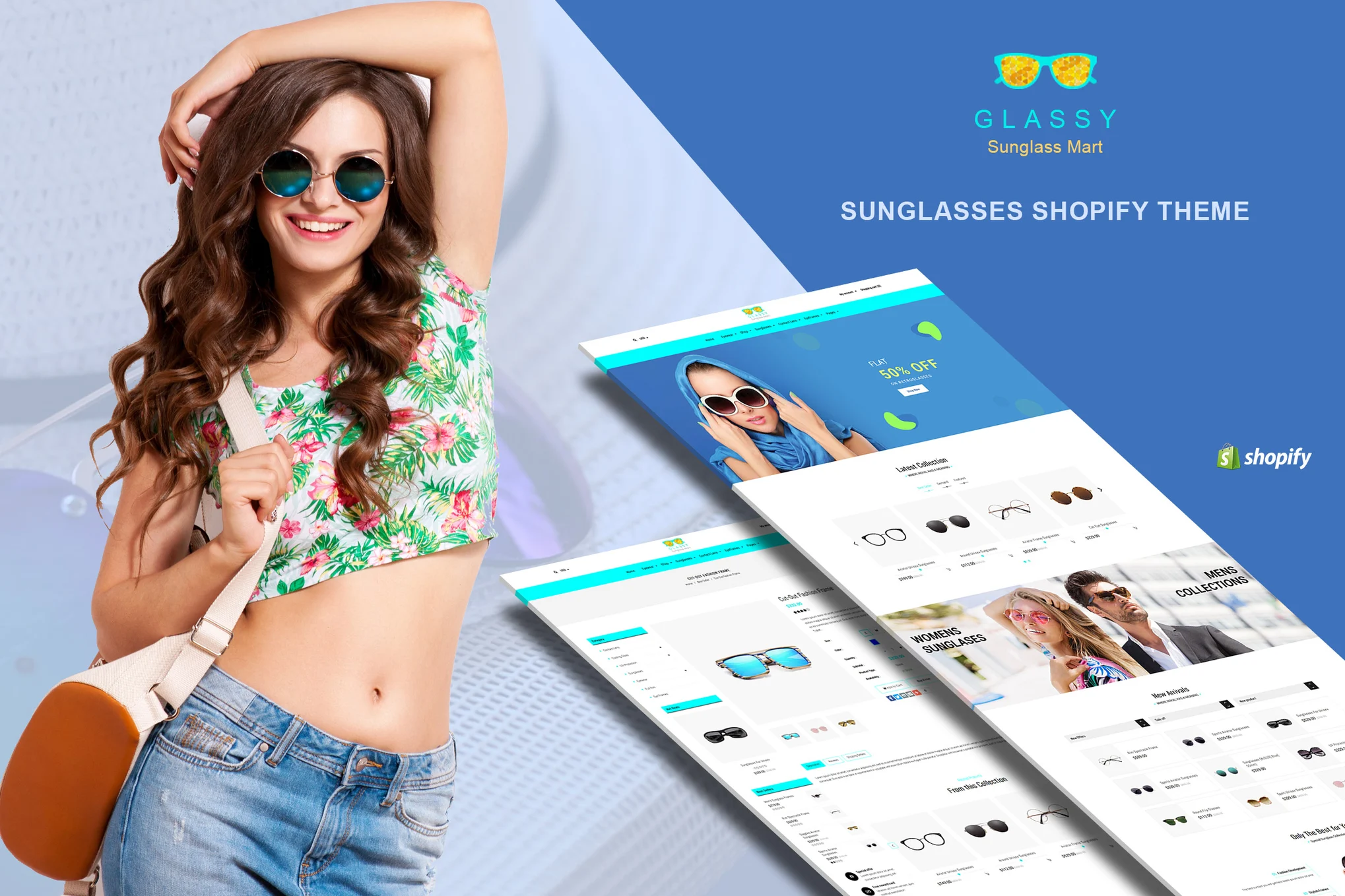 Glassy Sunglasses Shopify Theme