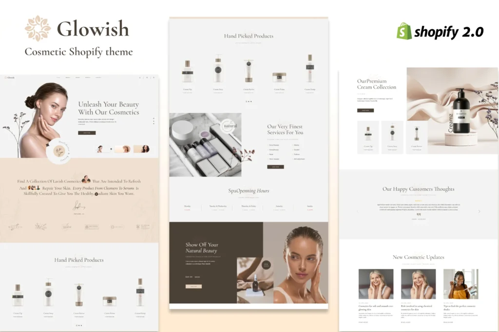 Glowish Cosmetic Shopify Theme