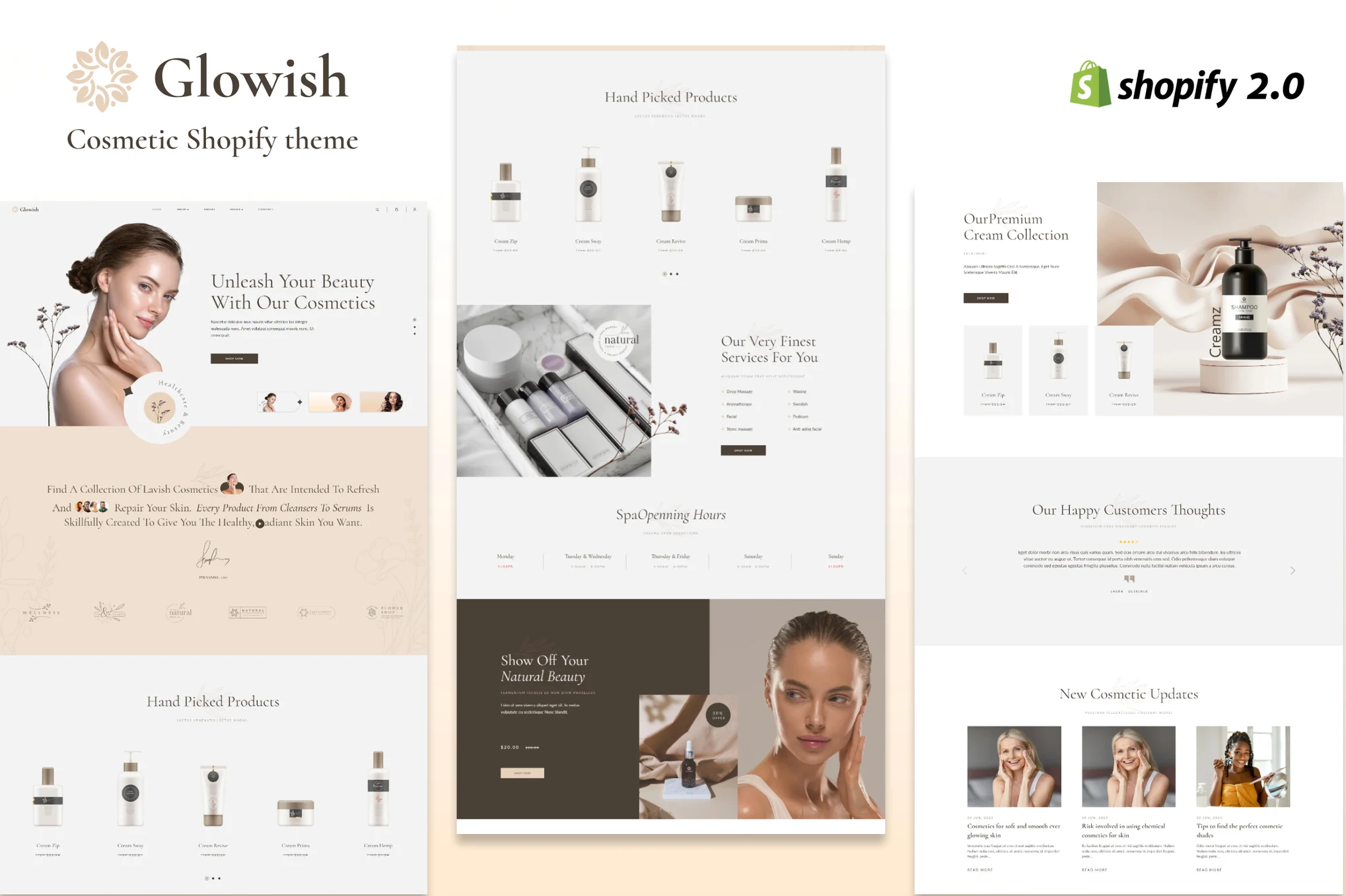 Glowish Cosmetic Shopify Theme