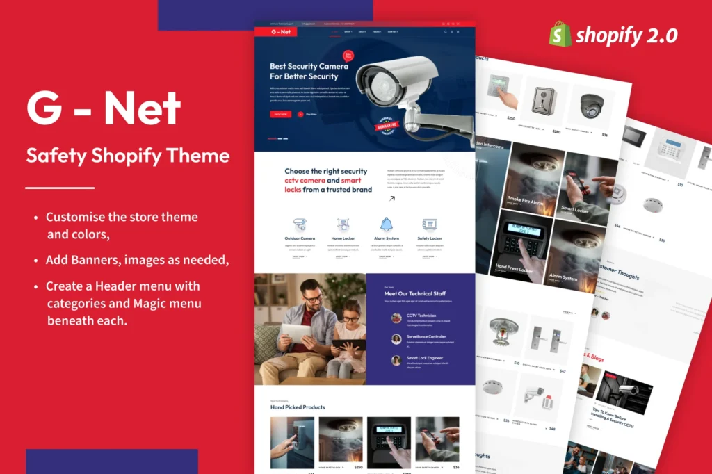 Gnet CCTV Shopify Theme
