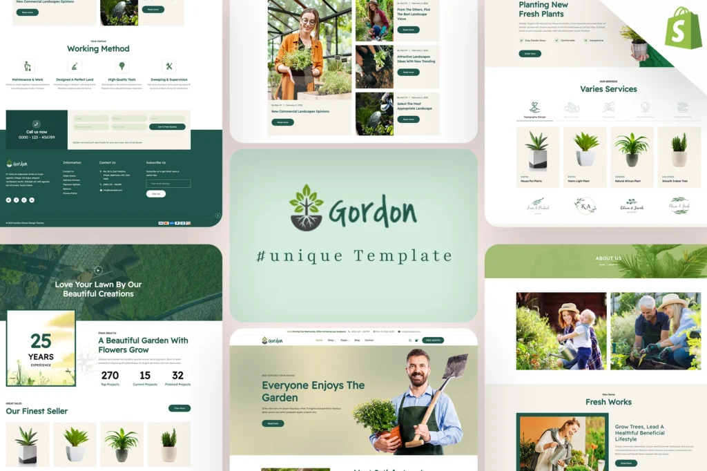 Gordon Gardening Shopify Theme