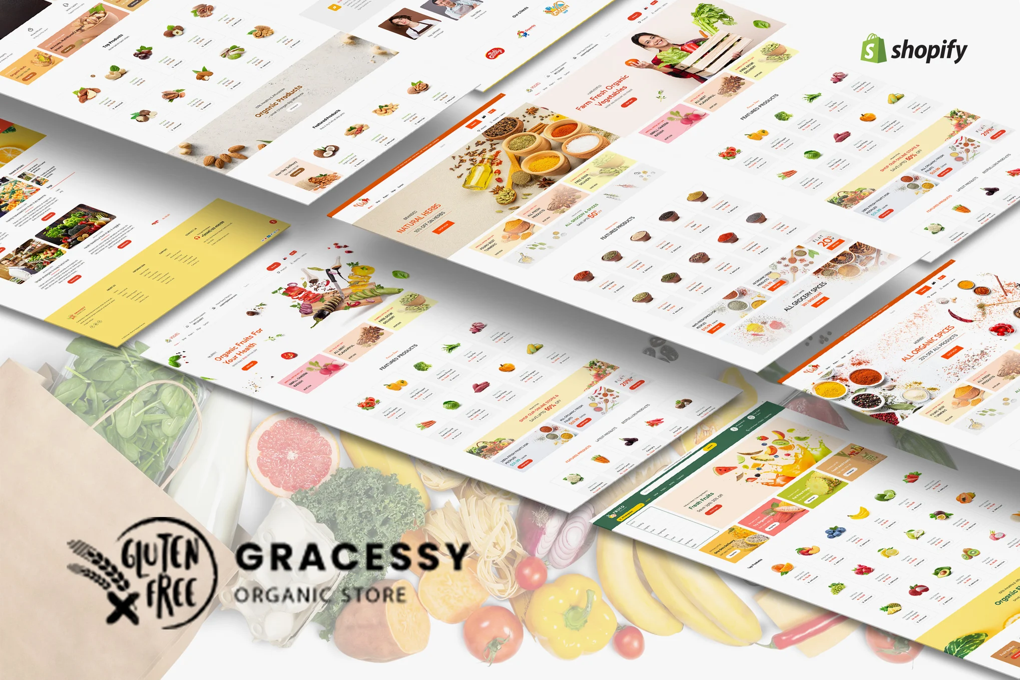 Gracessy Grocery Shopify Theme