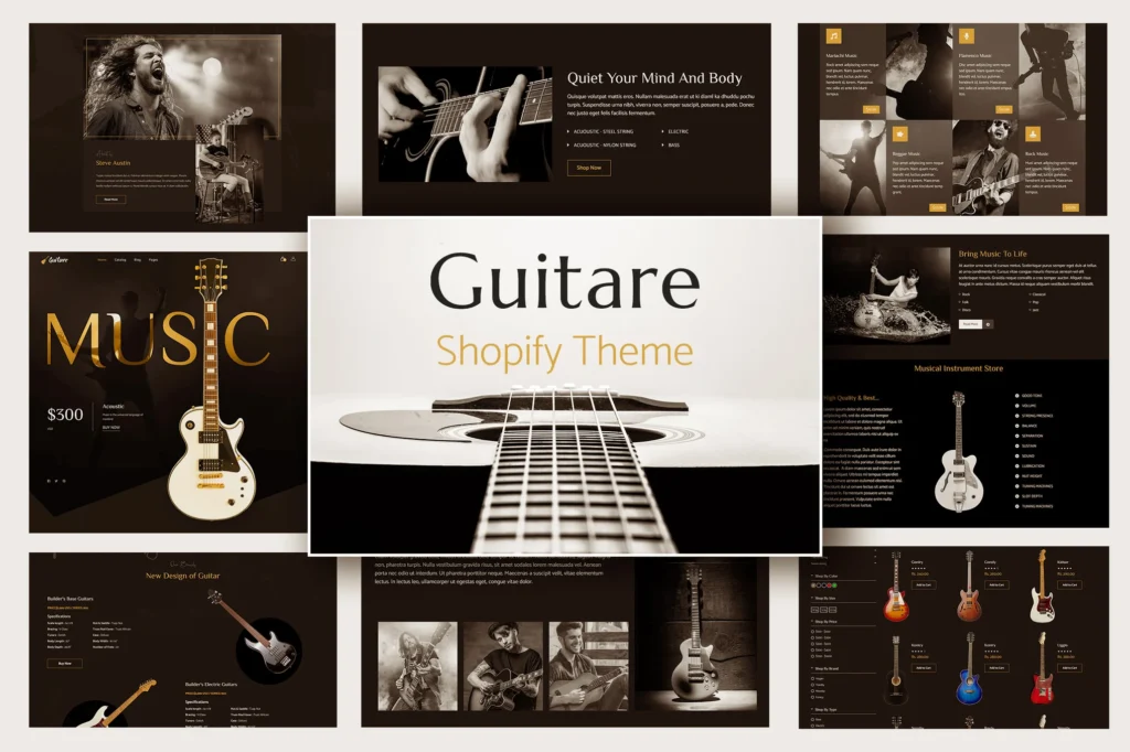 Guitare Music Store Shopify Theme