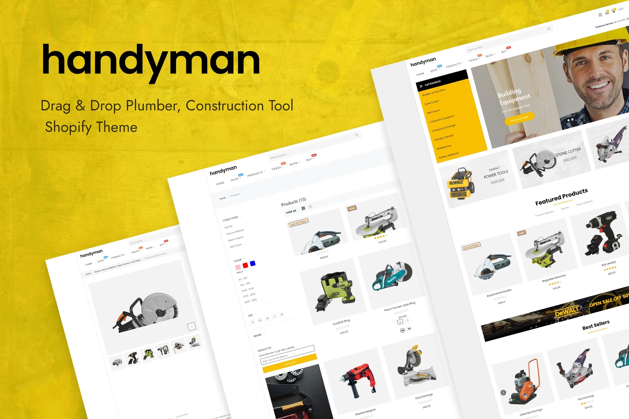 Handyman Plumber Shopify Theme