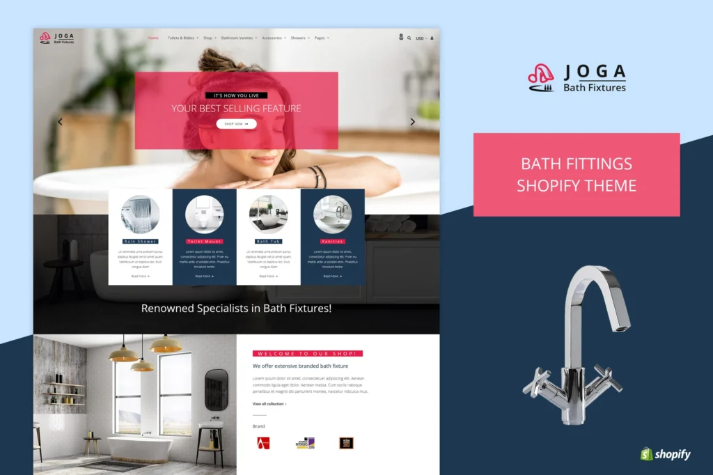 Joga Bath Shopify Theme