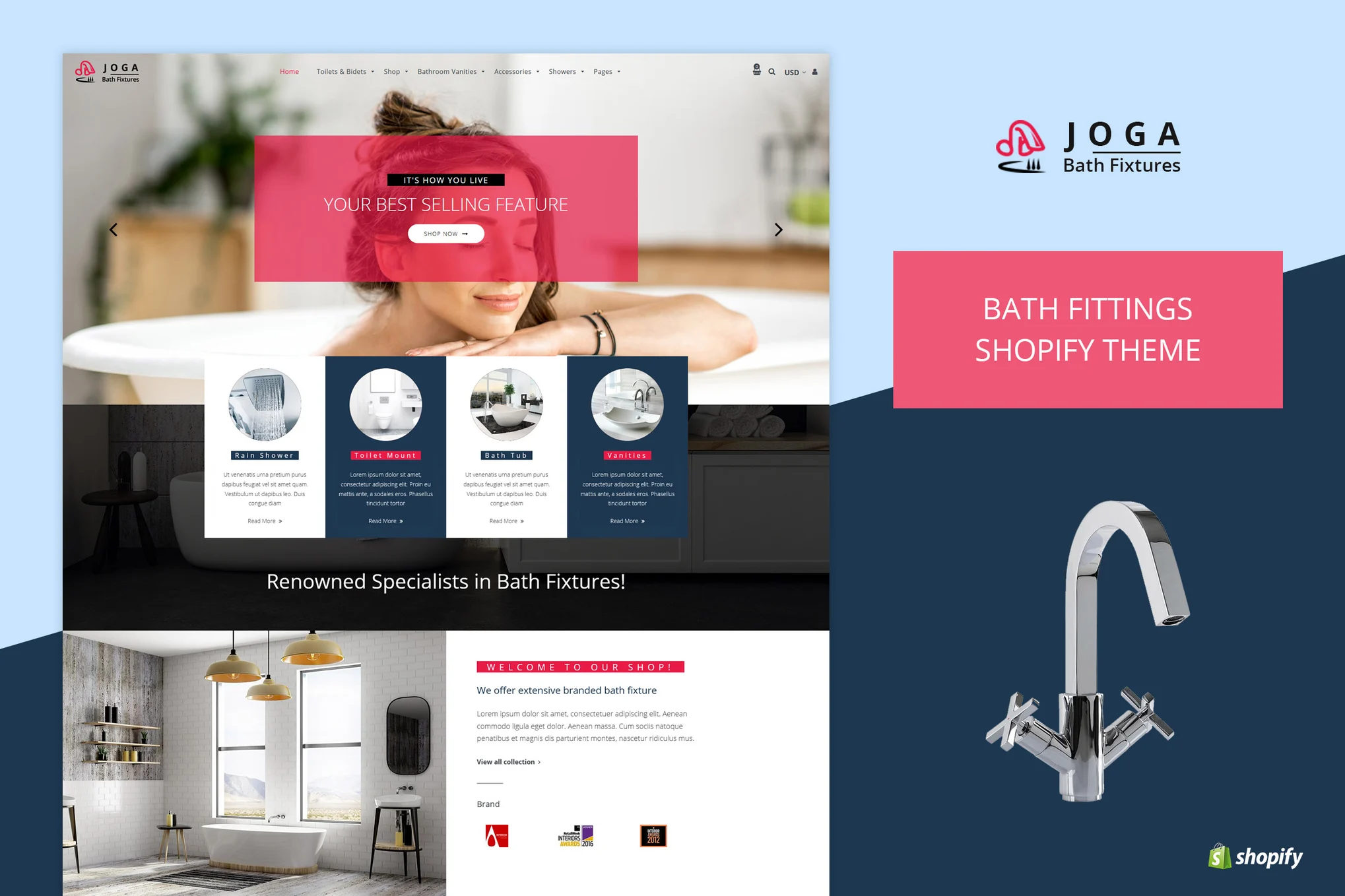 Joga Bath Shopify Theme