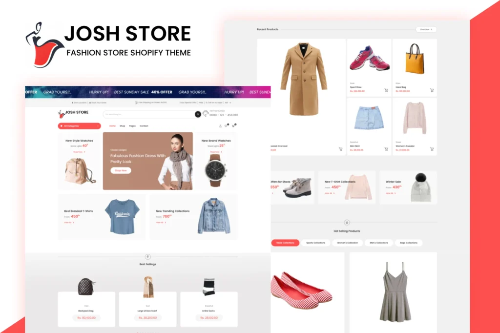 Josh Multipurpose Shopify Theme