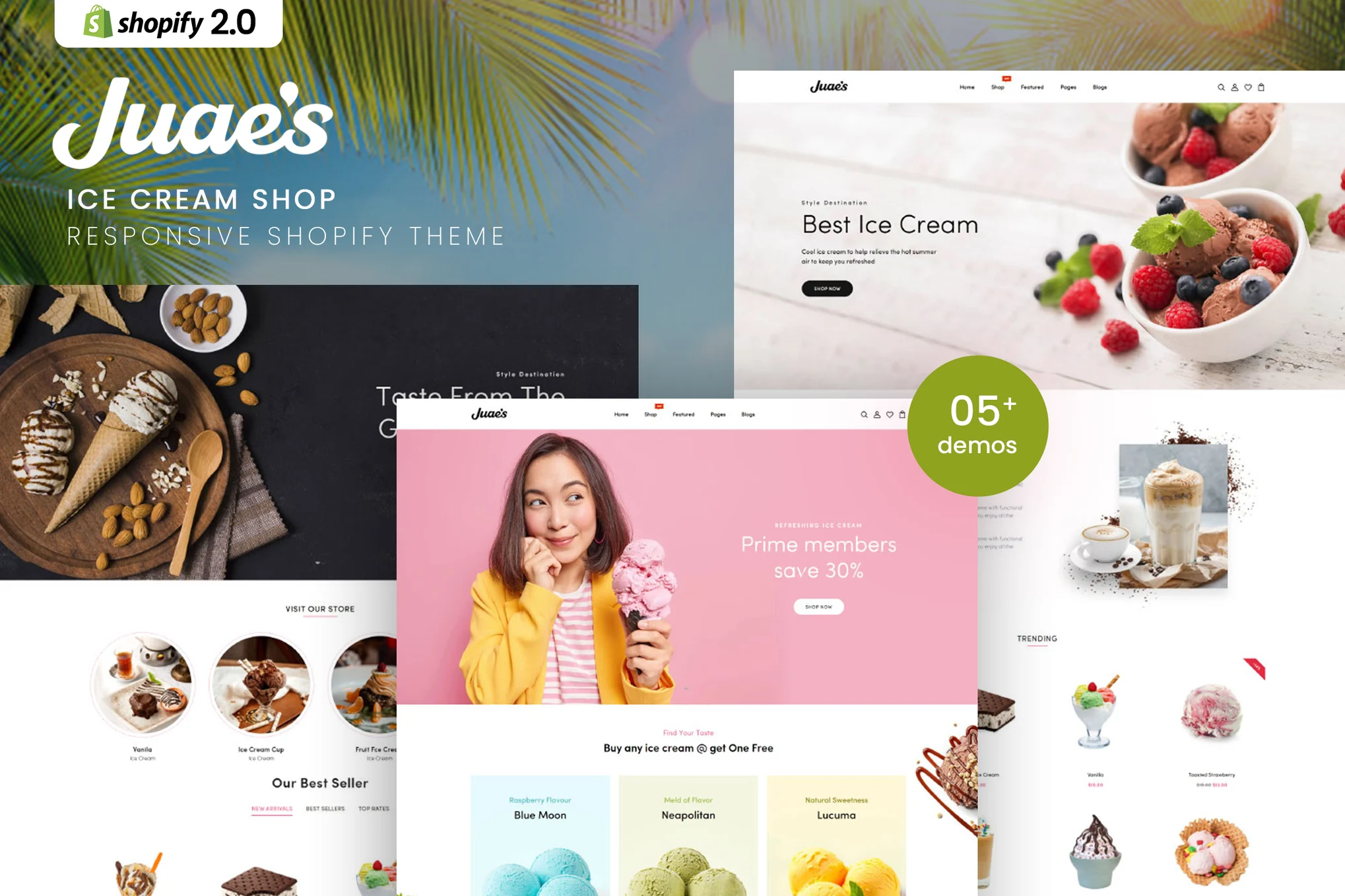 Juaes Ice Cream Shopify Theme
