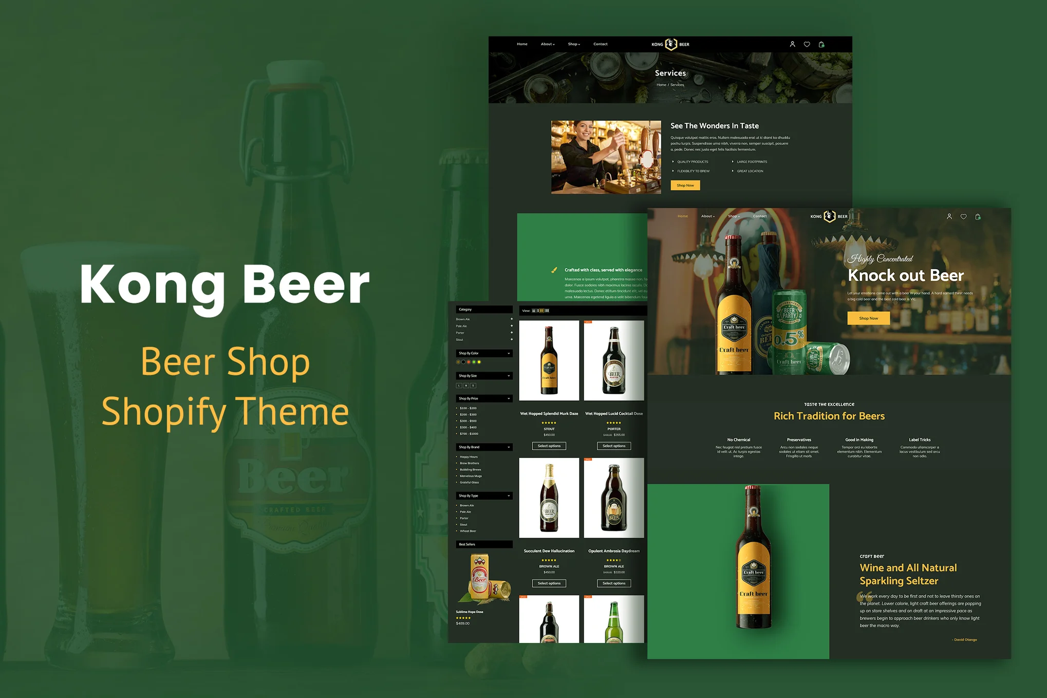 Kong Liquor Store Shopify Theme