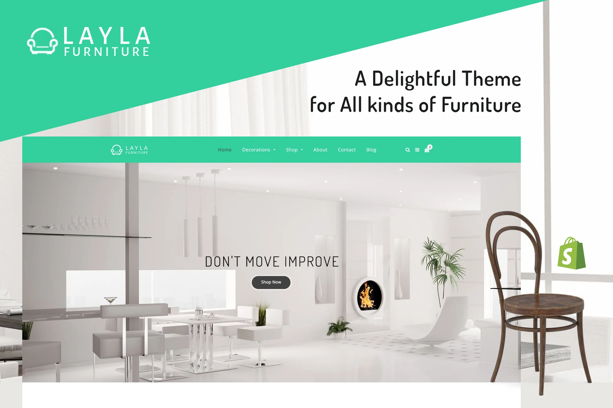 Layla Furniture Shopify Theme