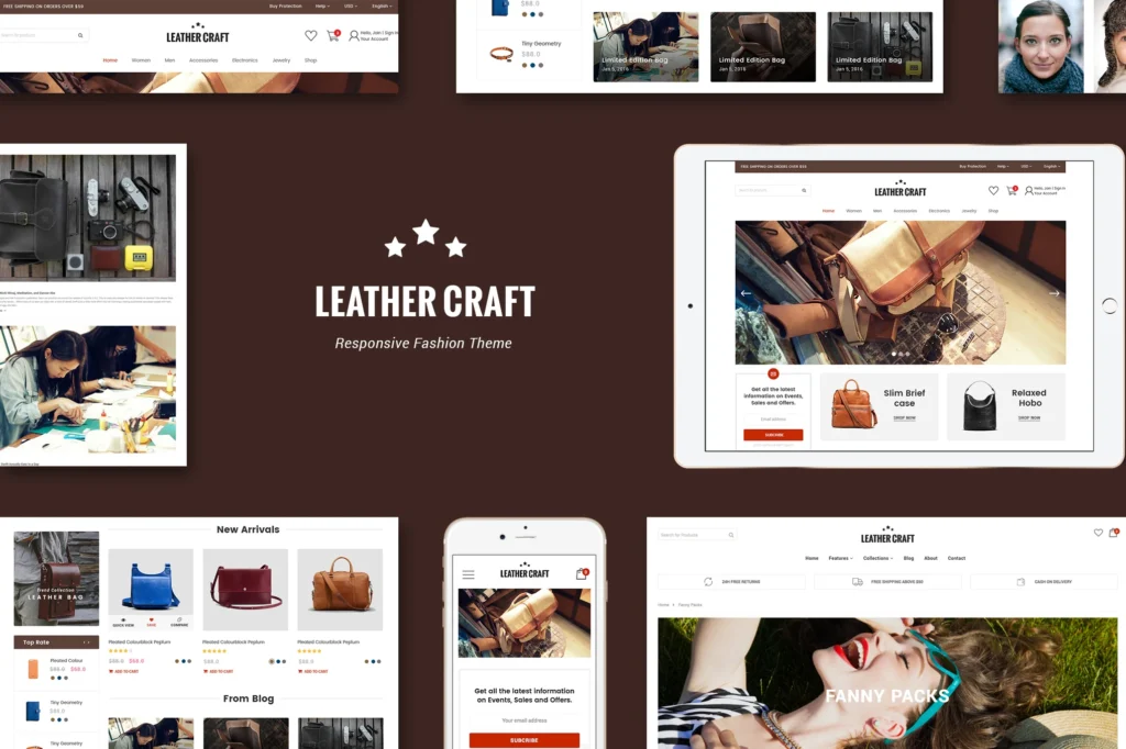 Leather Fashion Shopify Theme