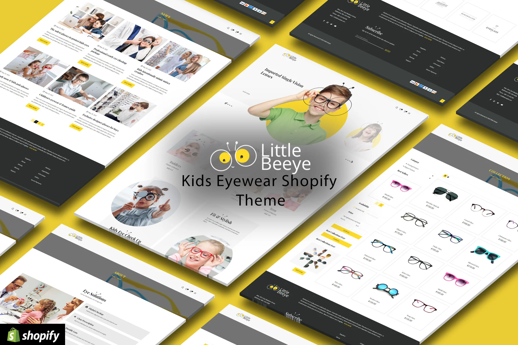 Little Beeye Eyewear Shopify Theme