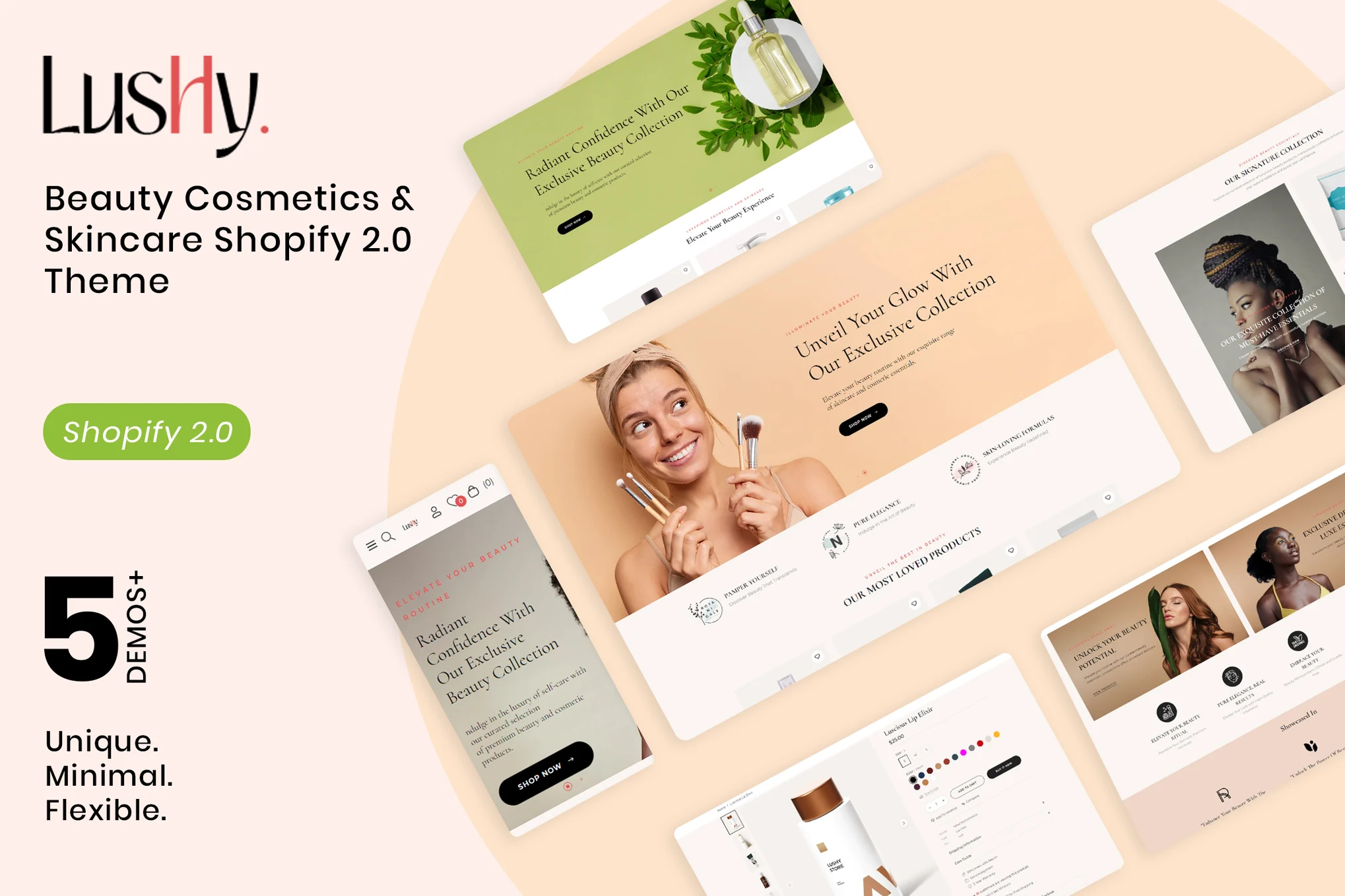 Lushy Skincare Shopify Theme