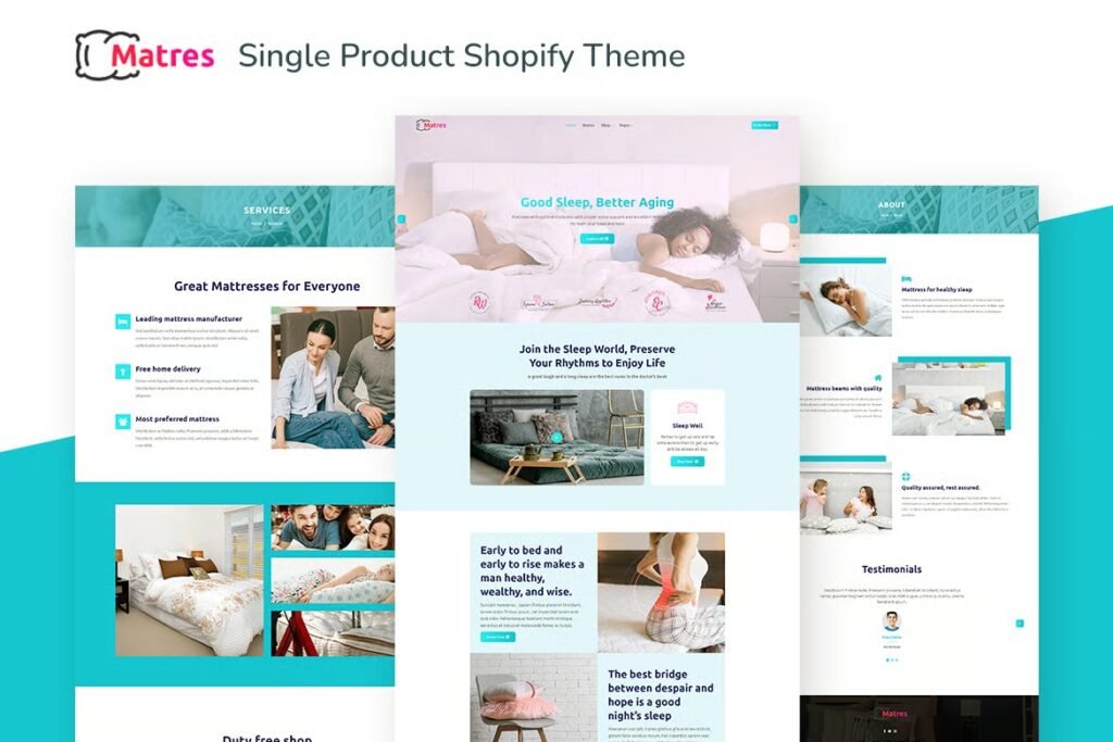 Matres OneProduct Shopify Theme