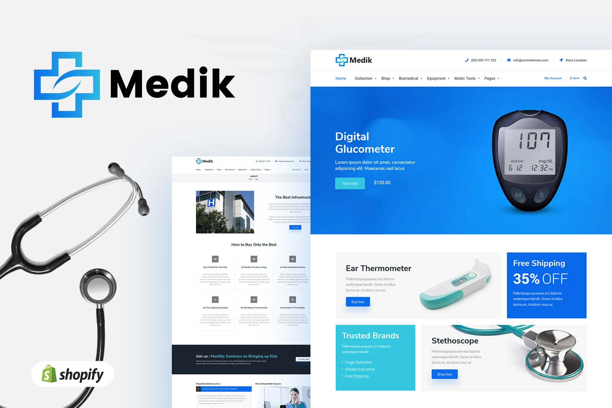 Medik Medical Shopify Theme