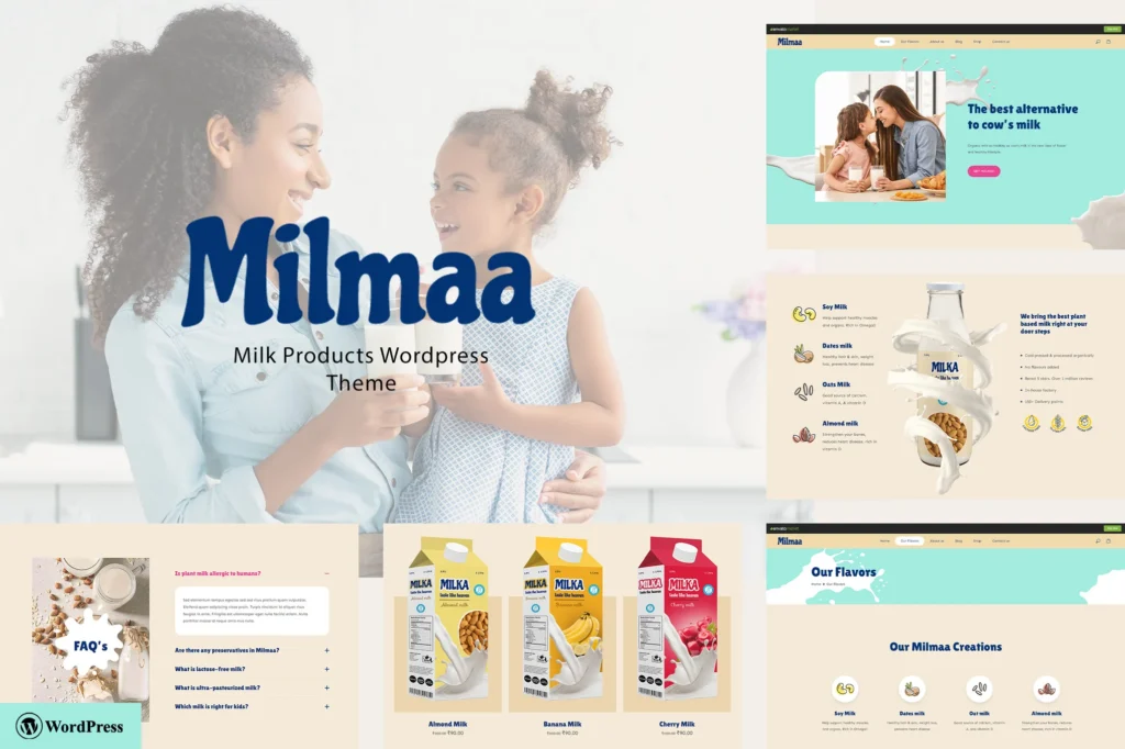 Milmaa OnePage Shopify Theme