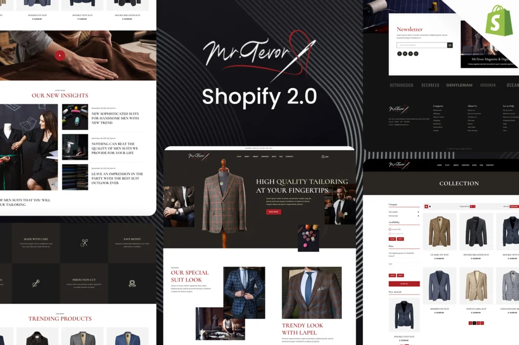 MrTevor Fashion Shopify Theme