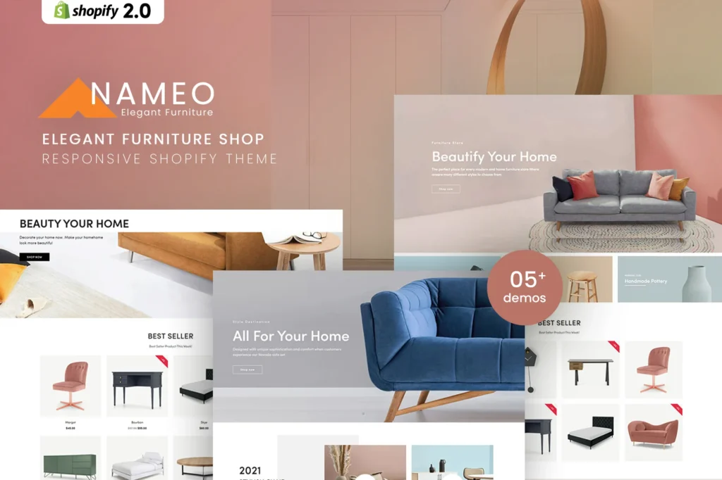 Nameo Furniture Shopify Theme