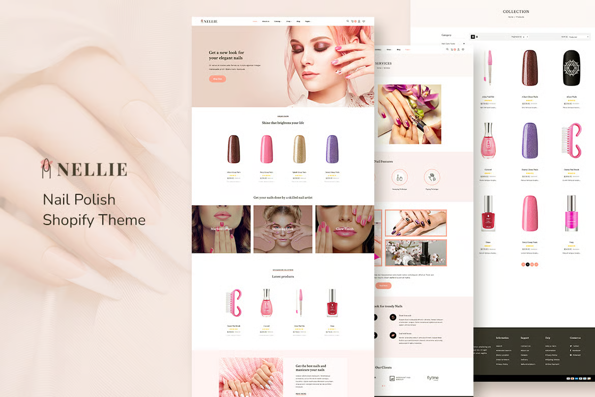 Nellie Nail Shopify Theme