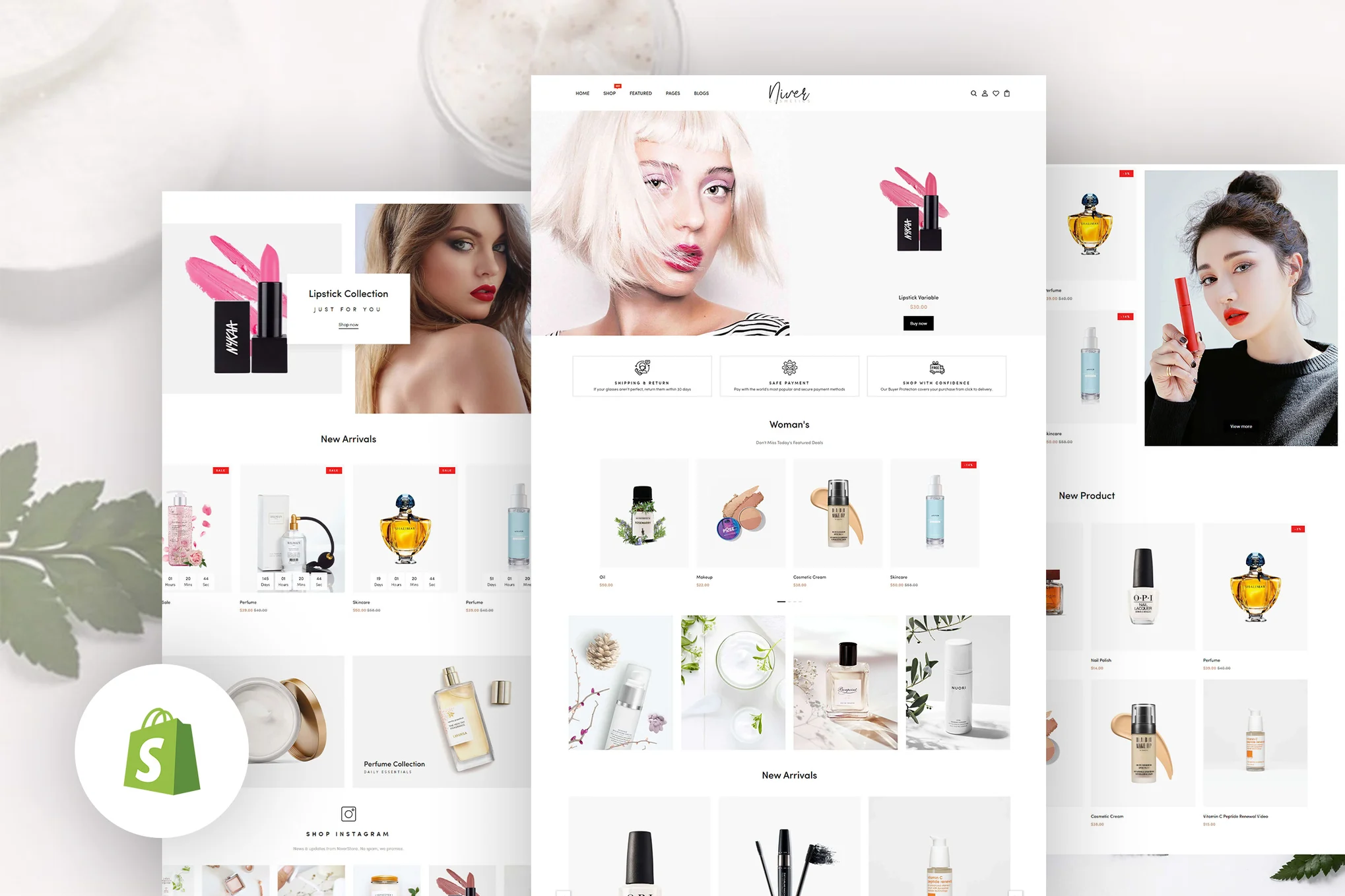 Niver Cosmetics Shopify Theme