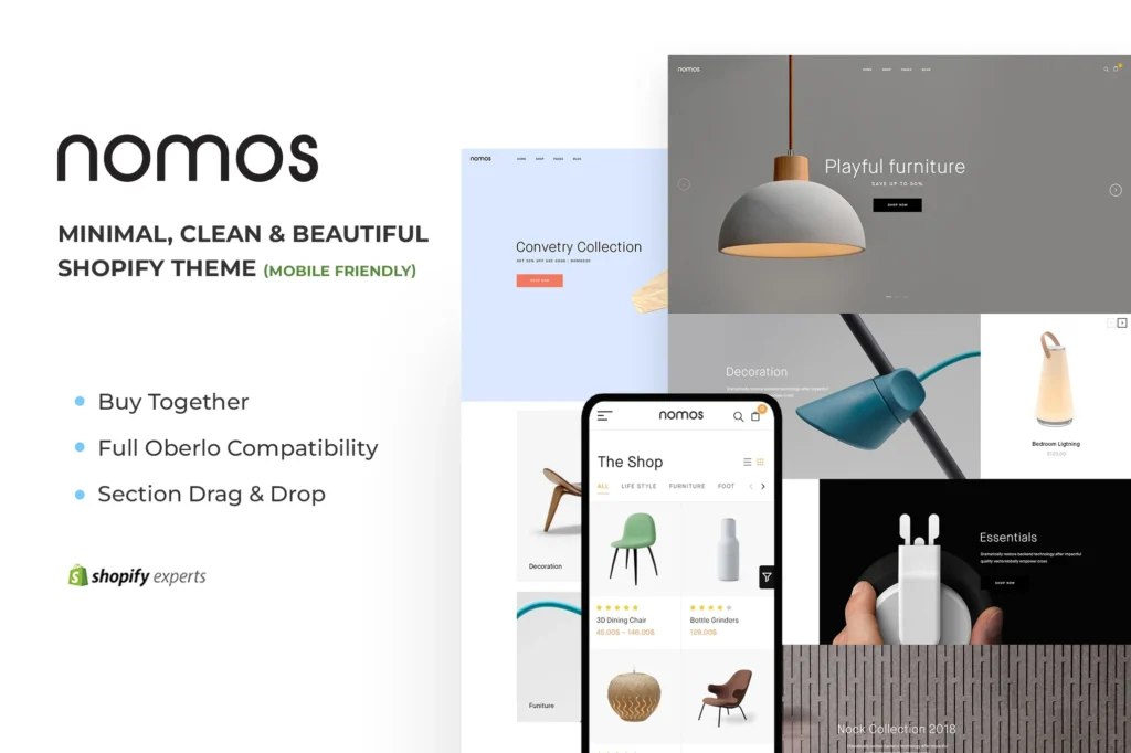 Nomos Multipurpose Shopify Theme