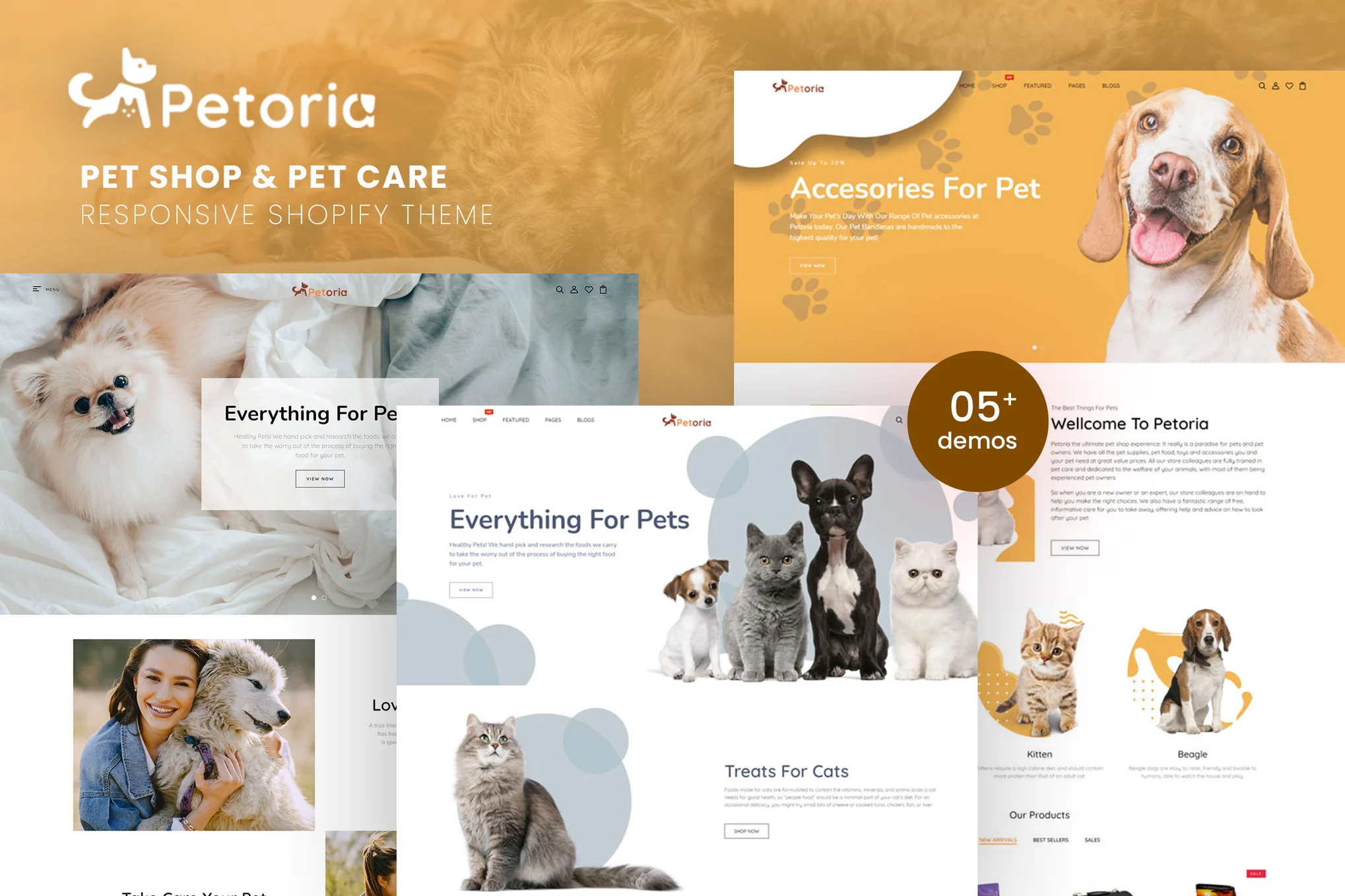 Petoria Pet Care Shopify Theme