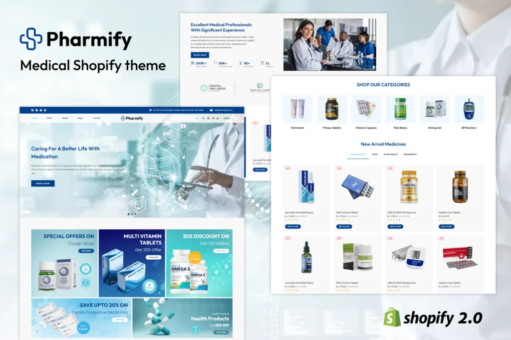 Pharmify Medical Store Shopify Theme