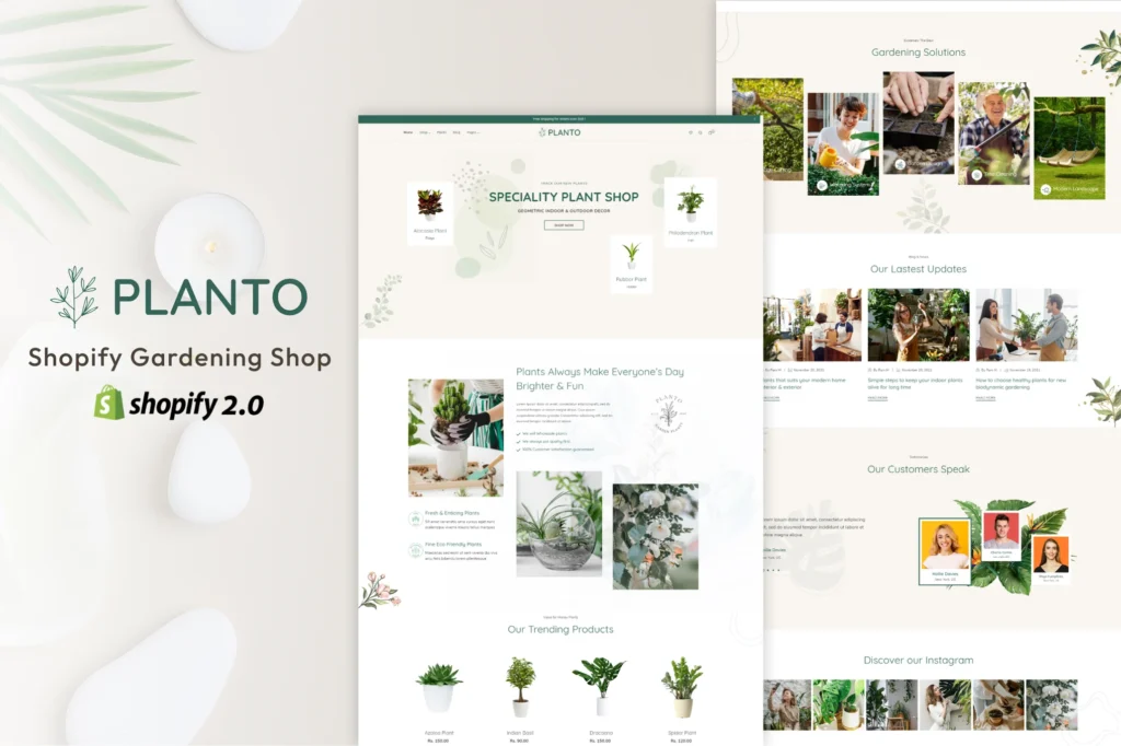 Planto Gardening Shopify Theme