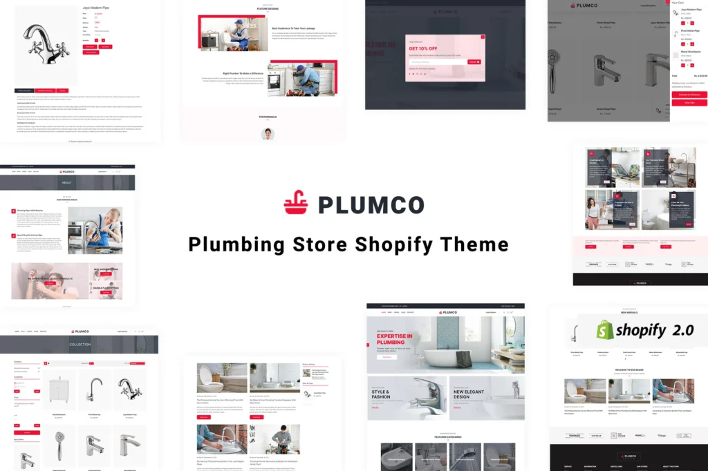 Plumco Plumbing Shopify Theme