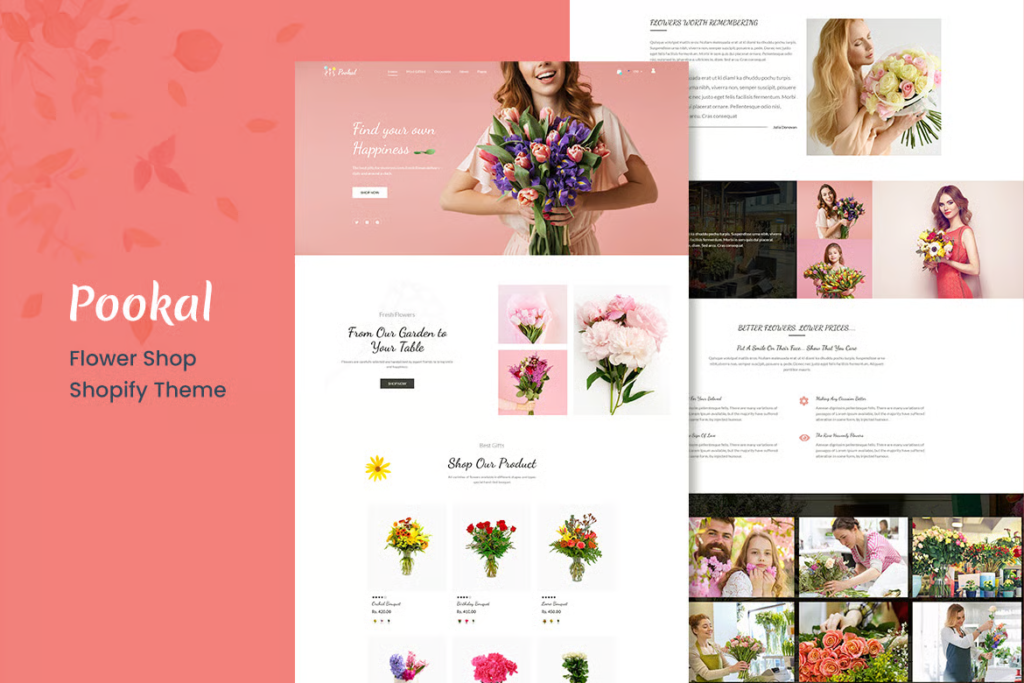 Pookal Flower Shop Shopify Theme