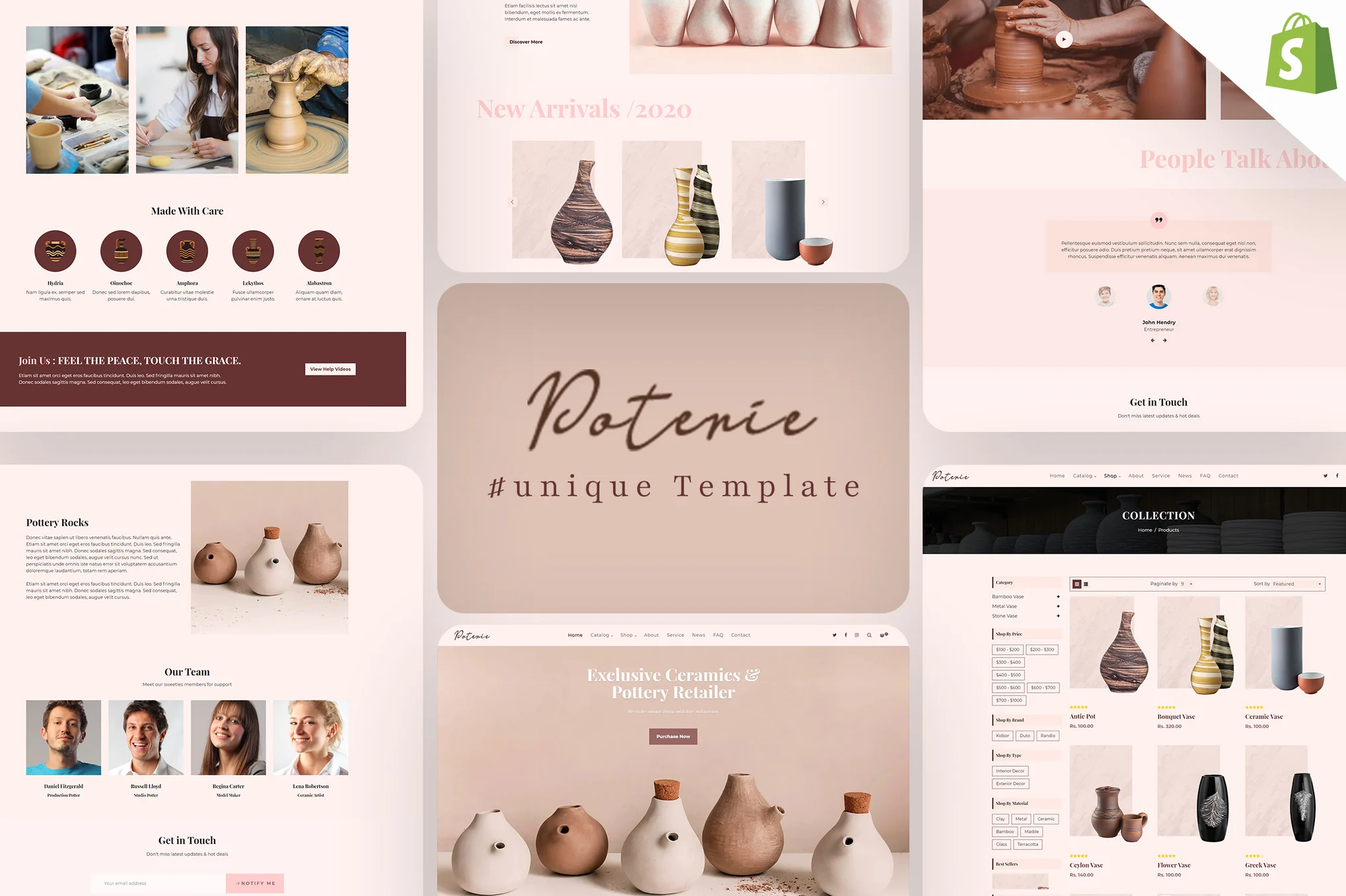 Poterie Ceramic Shopify Theme