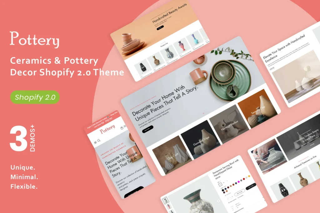 Potsy Ceramics Shopify Theme