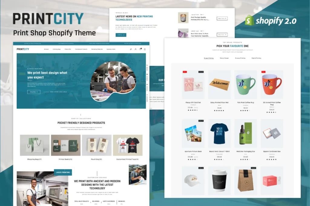 Printcity Print Shop Shopify Theme