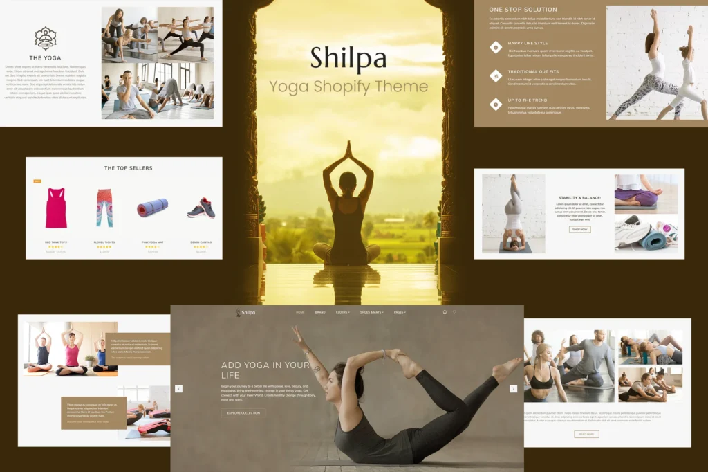 Shilpa Yoga Shopify Theme